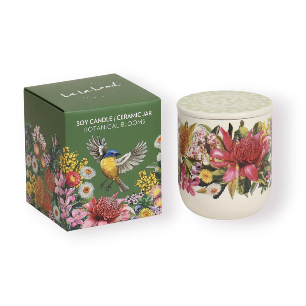 Mothers Day Gifts Australia Botanical Blooms Candle by La La Land