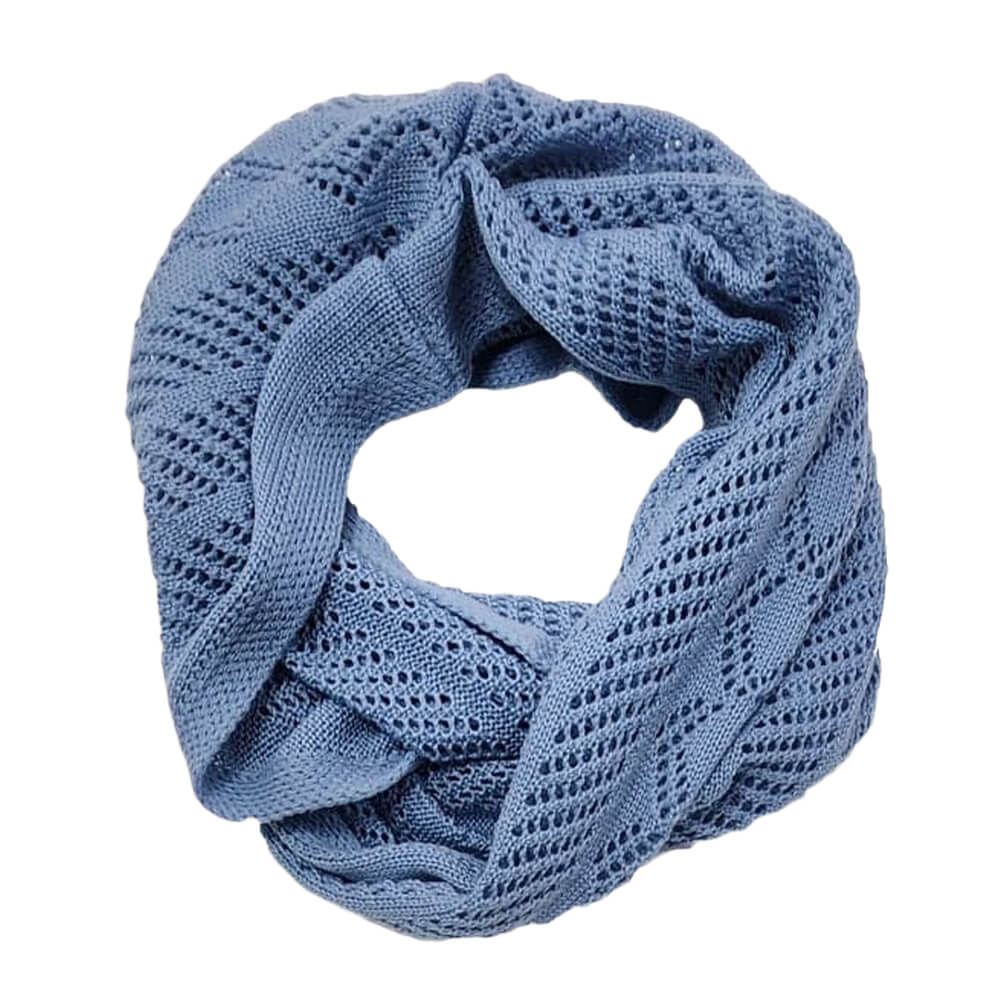 Pale Blue Merino Wool Infinity Scarf for Australian Gifts for Women