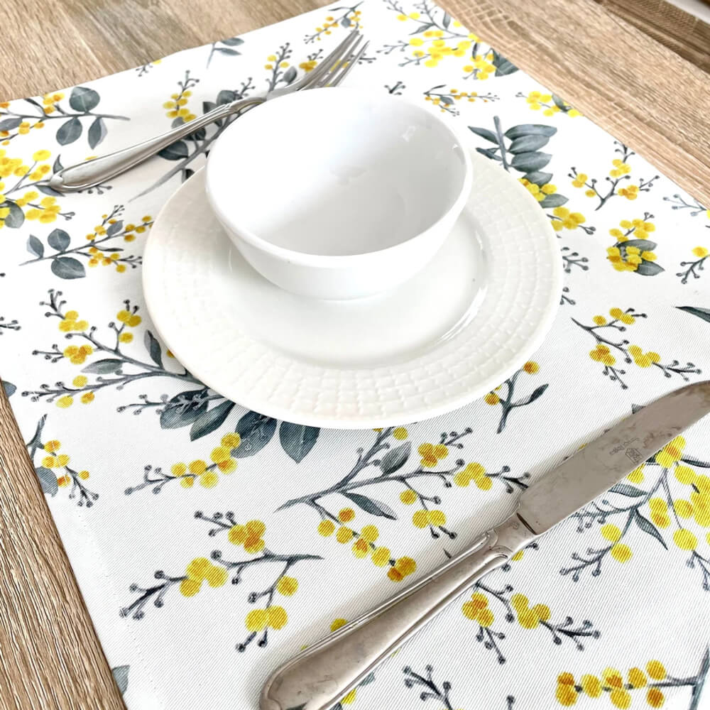 Placemats Australia for Gifts for the Home by Silken &amp; Twine in Wattle