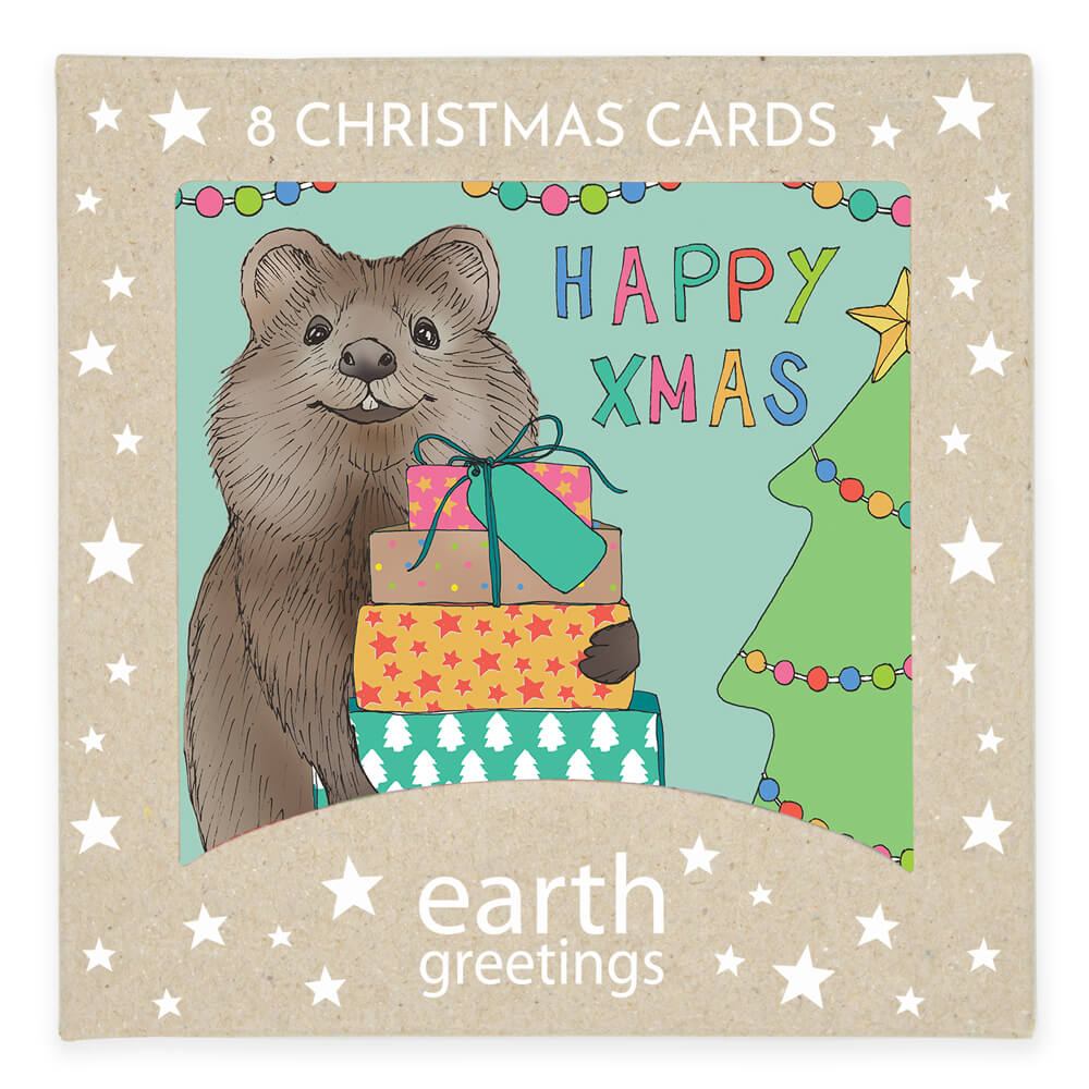 Quokka Christmas Cards Boxed Set by Earth Greetings for Sending Overseas