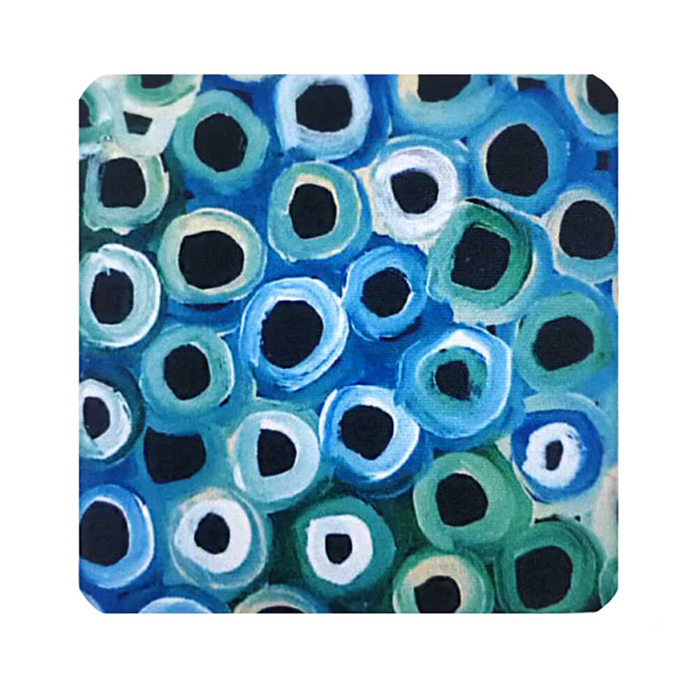 Souvenir Shop Aboriginal Art Neoprene Coaster Lena Pwerle