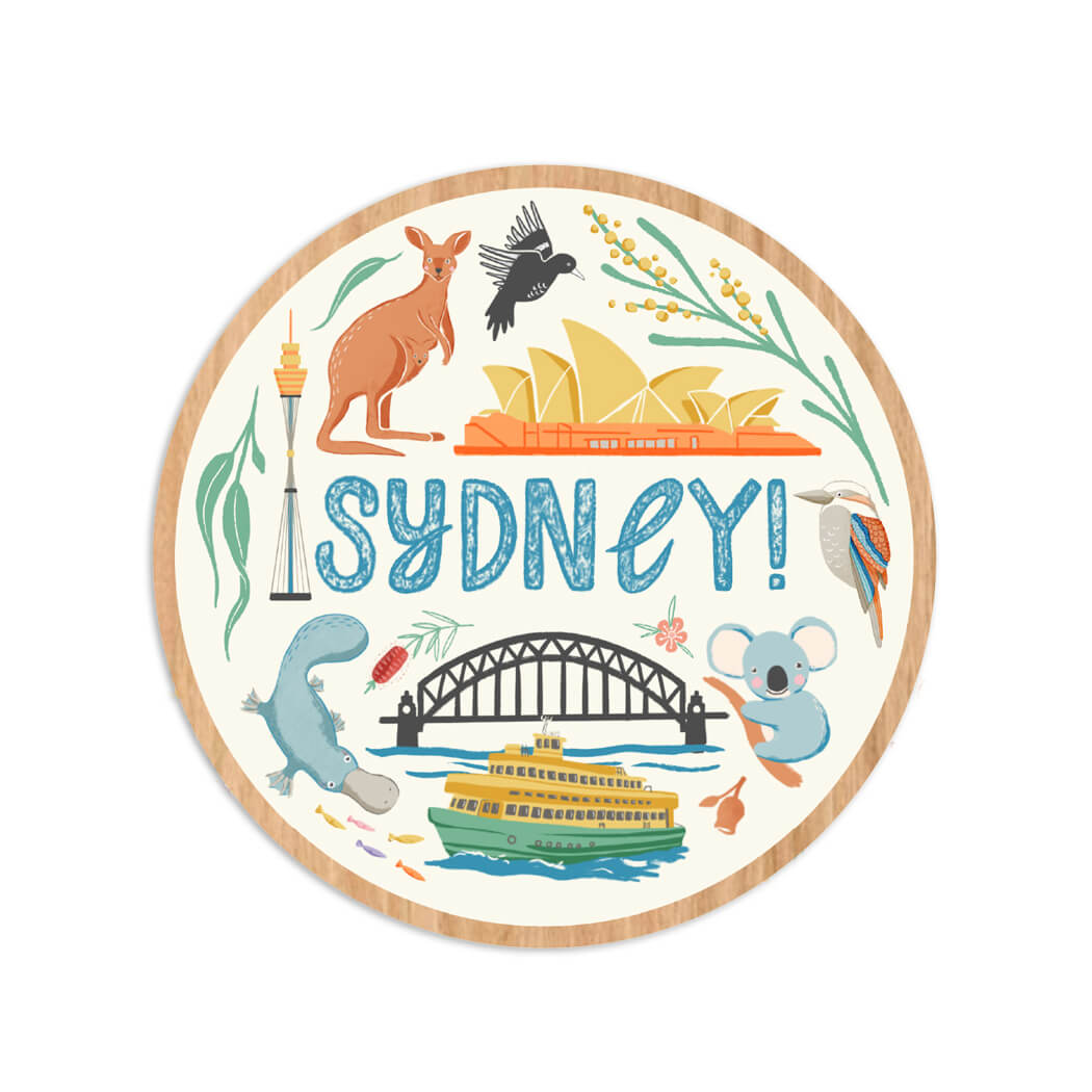 Sydney Souvenir Coaster Australian made