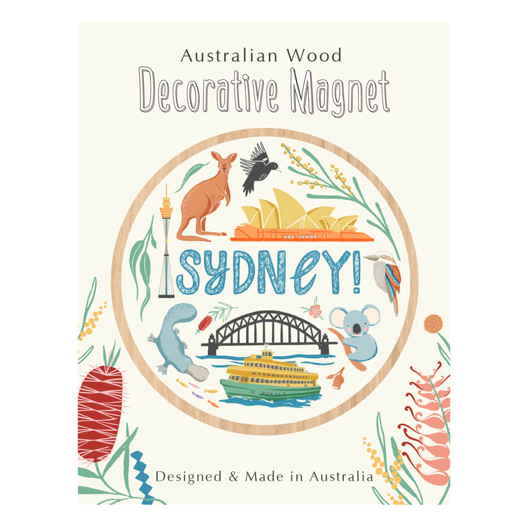Sydney Souvenir Magnet Australian Made by Aero Images