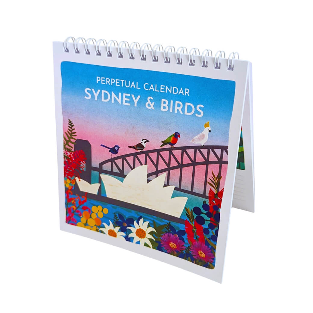 Sydney Souvenirs Perpetual Artistic Sydney Birds Calendar by La Source