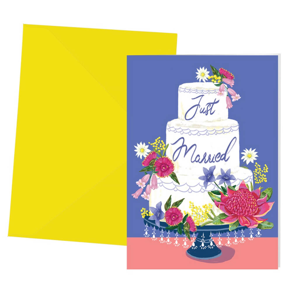 Wedding Cards and Gifts Australia with the Just Married Card