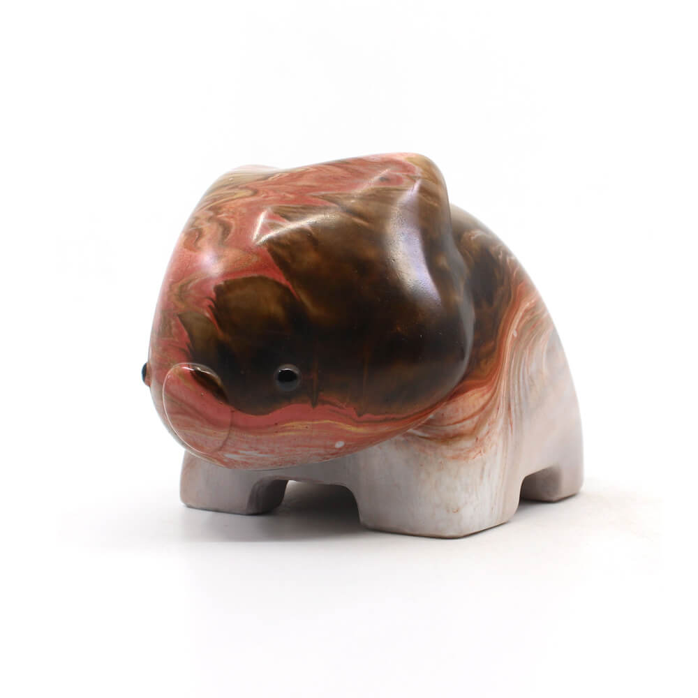 Wombat Souvenirs Australia Handmade Resin Sculpture by Pete Cromer
