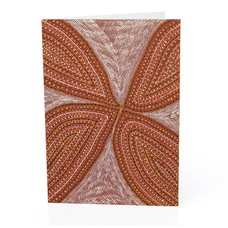 Unique Aboriginal Art Greeting Card Tiwi Island Artists