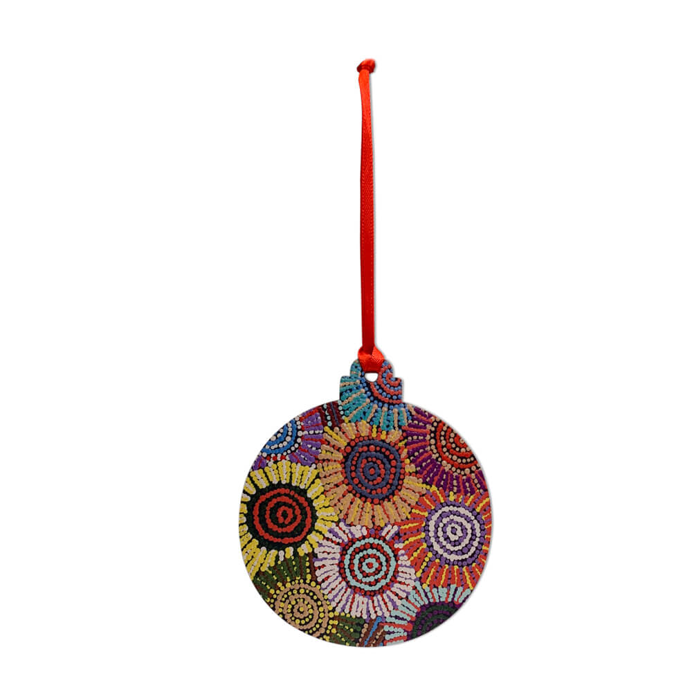 Aboriginal Art Christmas Decorations Evelyn Nangala Robertson