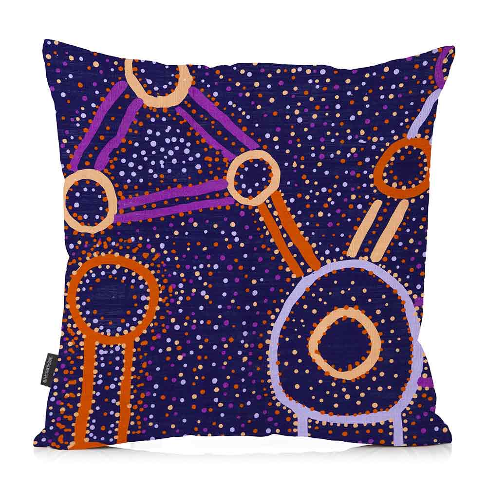 Buy Homewares Online Australia - Purple Watson Roberston Cushion 