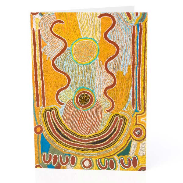 Aboriginal Art Greeting Card Maggie Watson Australia