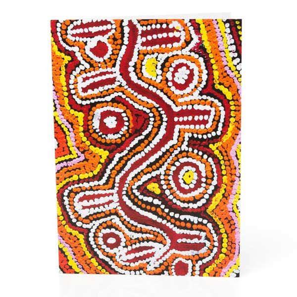 Bessie Sims Aboriginal Art Greeting Card