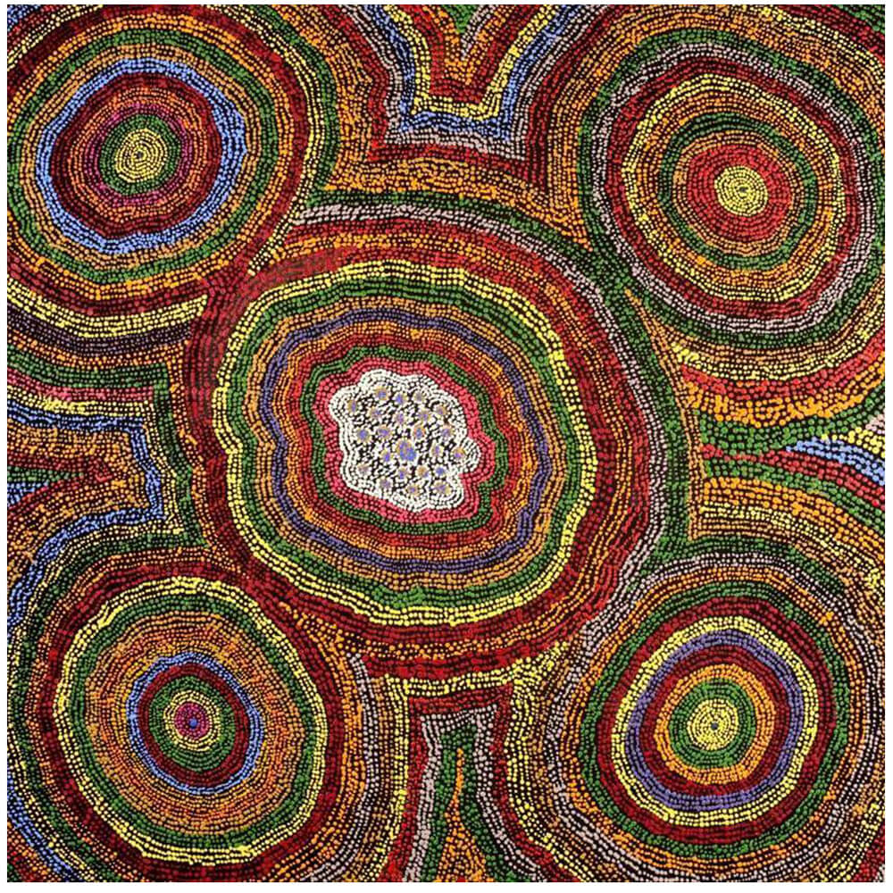 Aboriginal Art for Sale by Peggy Napurrurla Granites Warlukurlangu