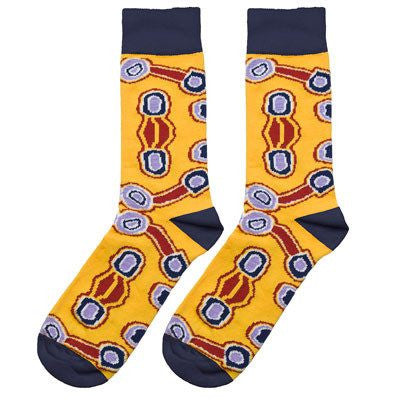 Australian Made Gifts &amp; Souvenirs with the Amelia Brown Artwork Socks -by Alperstein Designs. For the best Australian online shopping for a Socks - 1