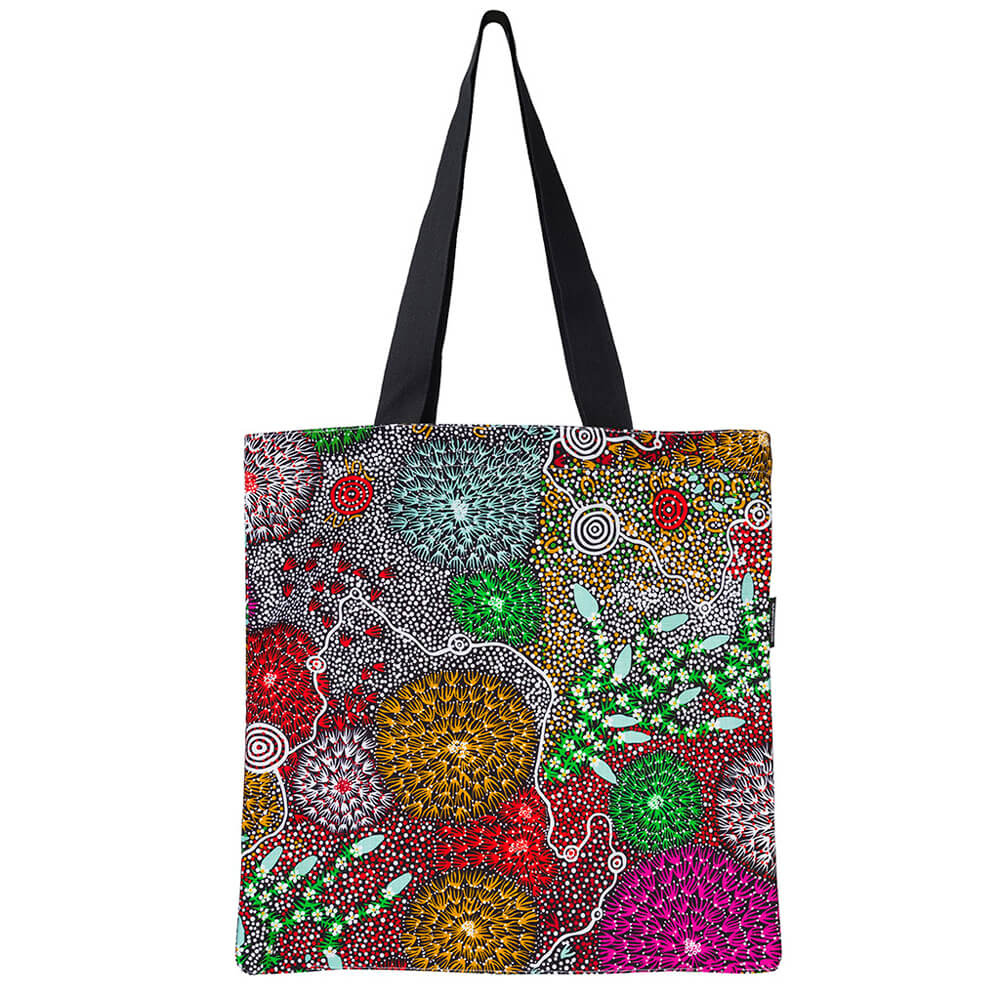 Aboriginal Gifts Australia Tote Bag by Coral Hayes for Unique Souvenir