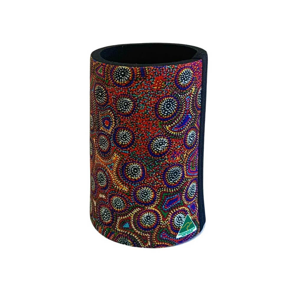 Aboriginal Gifts Australian Stubby Can Cooler Janie Petyarre Utopia