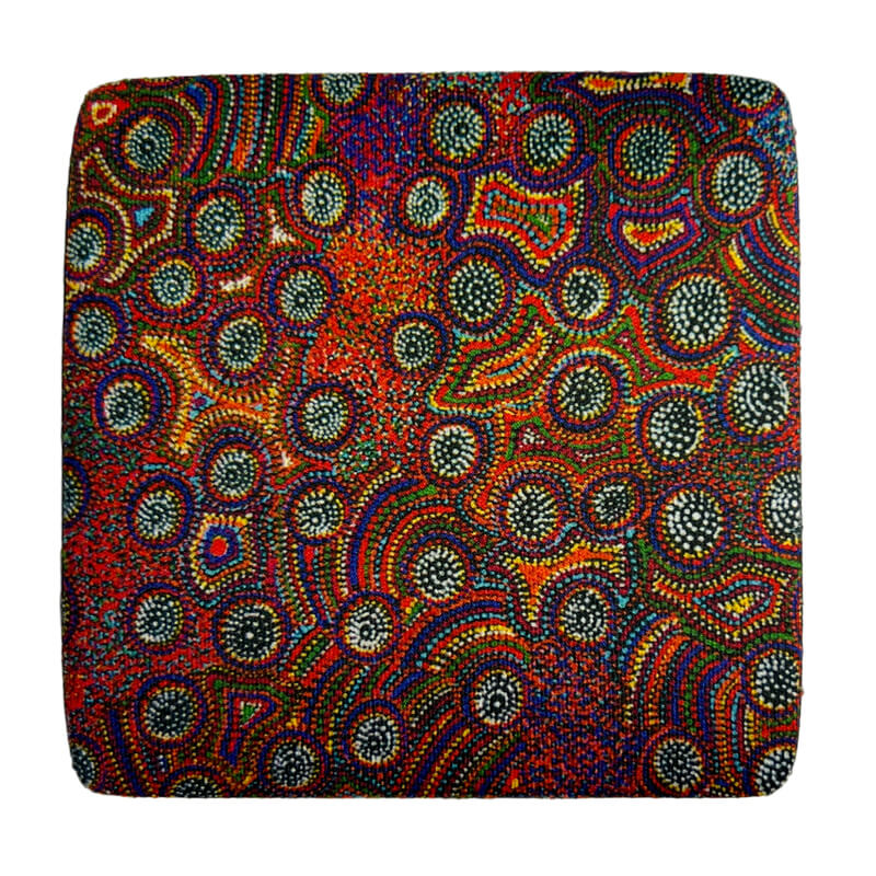 Aboriginal Gifts Utopia Souvenir Coaster Janie Petyarre