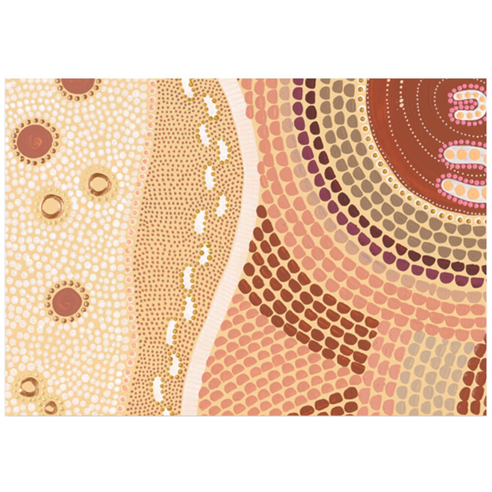 Aboriginal Gifts Wrapping Paper Australian Made by Earth Greetings