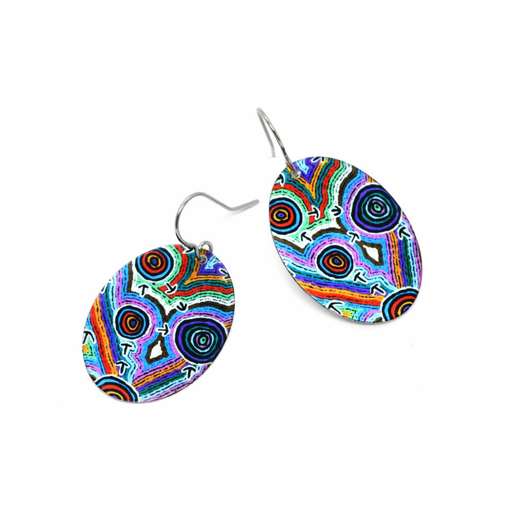 Aboriginal Jewellery Ethical Handmade Earrings by Margaret Gallagher