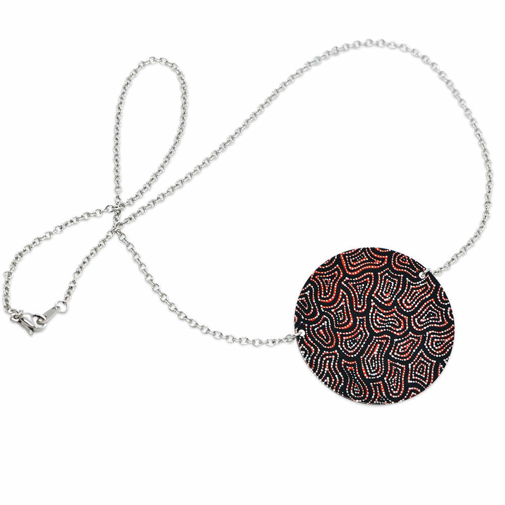 Aboriginal Jewellery Australian Made Pendant Necklace Nathania Nangala Granites