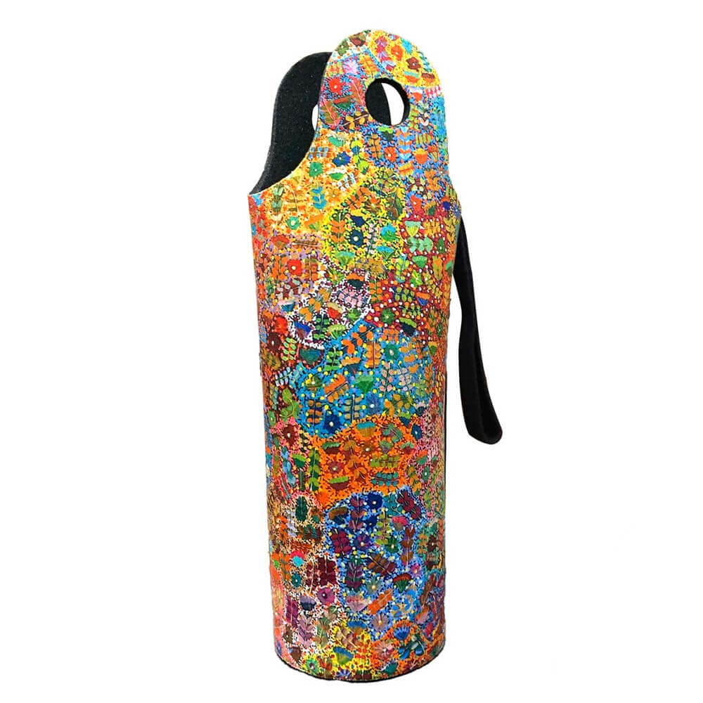 Aboriginal Souvenir Wine Cooler Indigenous Art by Joycie Morton Petyarre