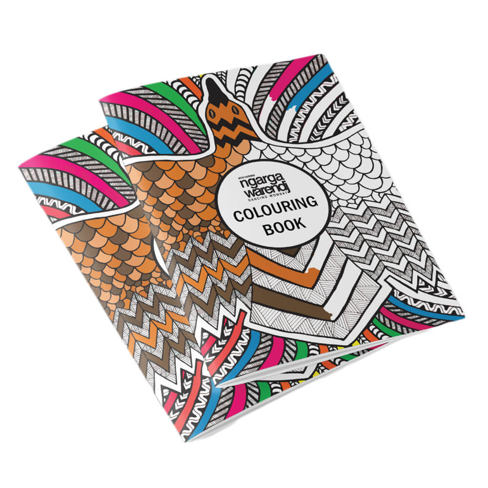 Aboriginal gifts colouring book australian made for kids mick harding