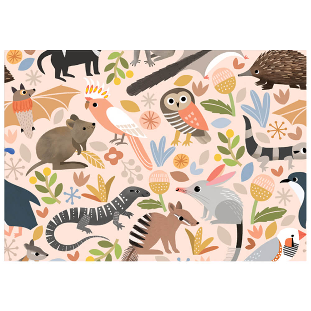 Aussie Wrapping Paper Australian Made Wrapping Paper - Aussie Animals Quokka Koala - Bits of ...