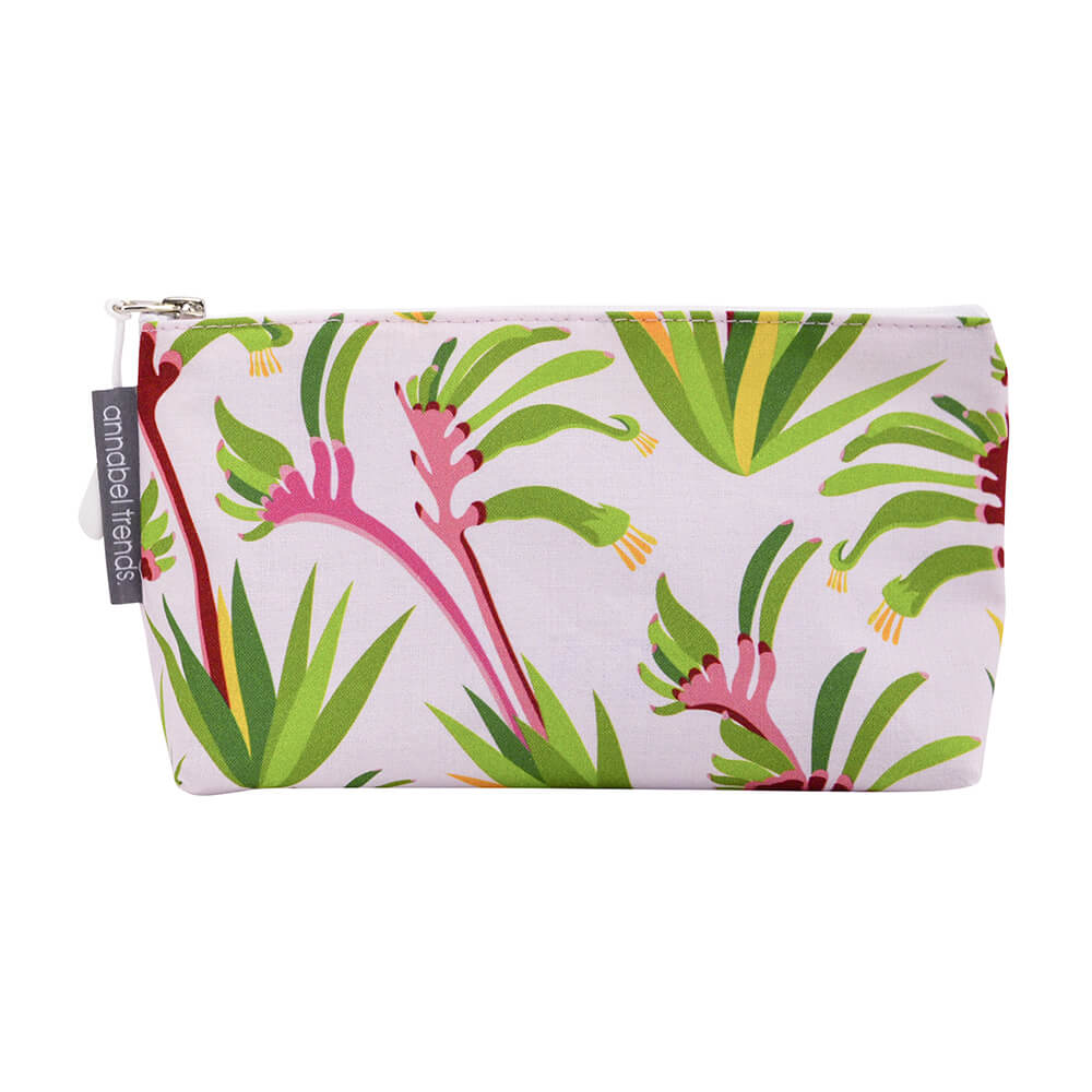 Australian Gifts for Women Cosmetic Bag Small Kangaroo Paw Design