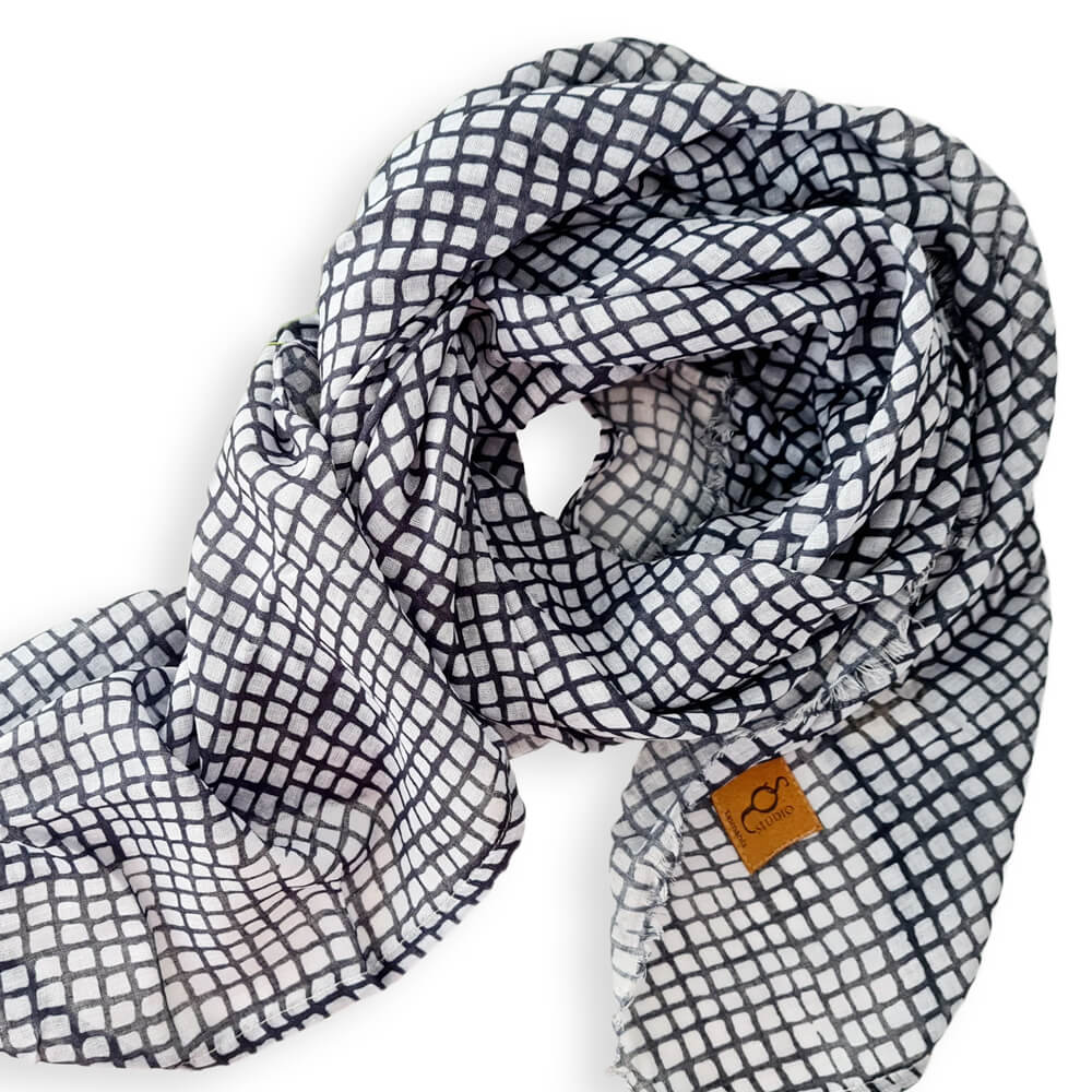 Australian Gifts for Women Square Cotton Scarf Made in Tasmania