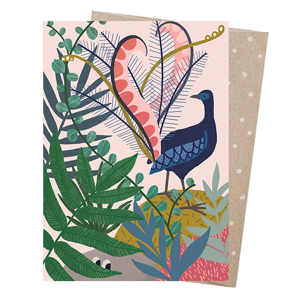 Australian Themed Greeting Cards Lyrebird