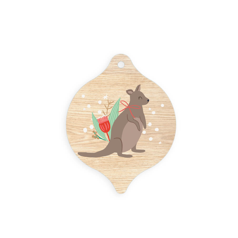 Australian Kangaroo Christmas Ornament Unique Gifts to Send Overseas