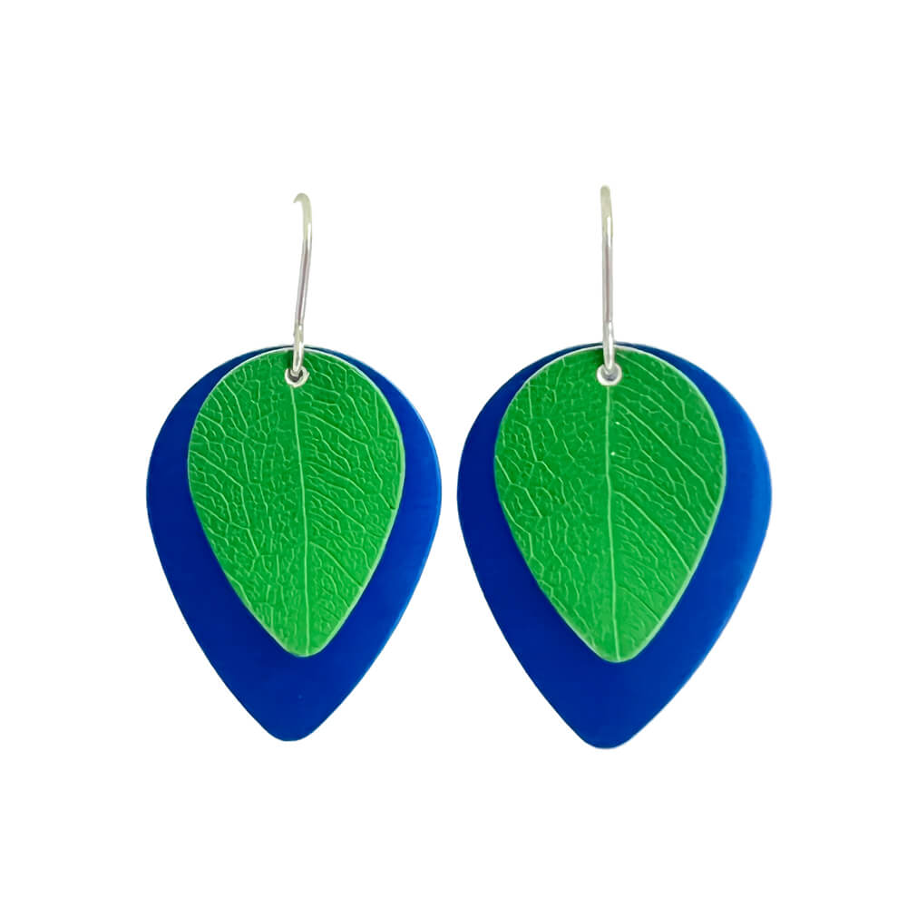 Australian Made Earrings for Unique Gifts for Women Blue Green