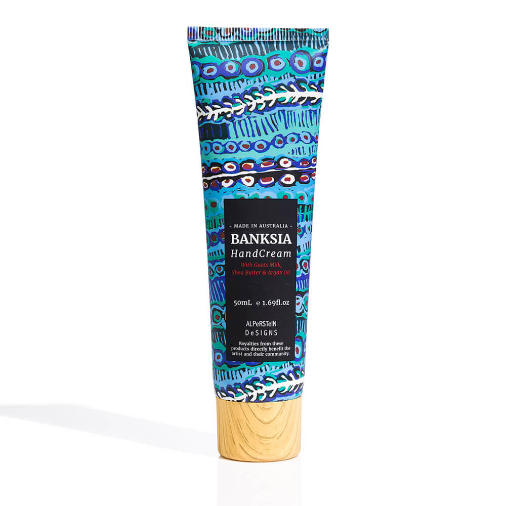 Australian Made Hand Cream Banksia Bergamot by Alperstein Designs for Aboriginal Gifts