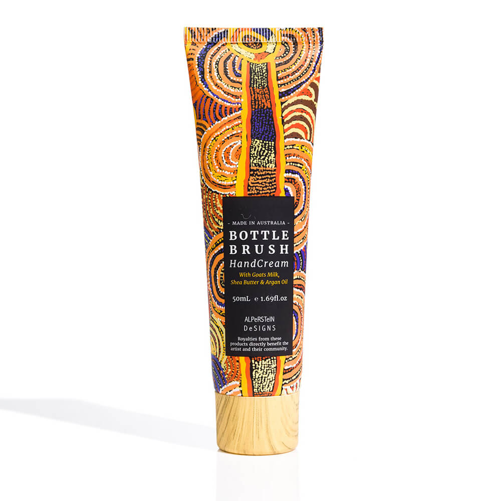 Aboriginal Gifts, Australian Made Bottlebrush & Goats Milk Handcream