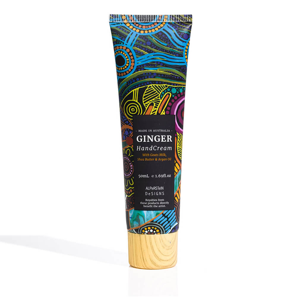 Australian Made Hand Cream Ginger Scent for Aboriginal Gifts