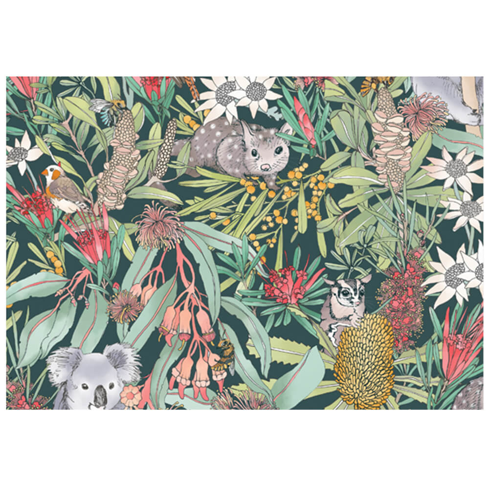 Australian Made wrapping paper aussie bush themed by Earth Greetings