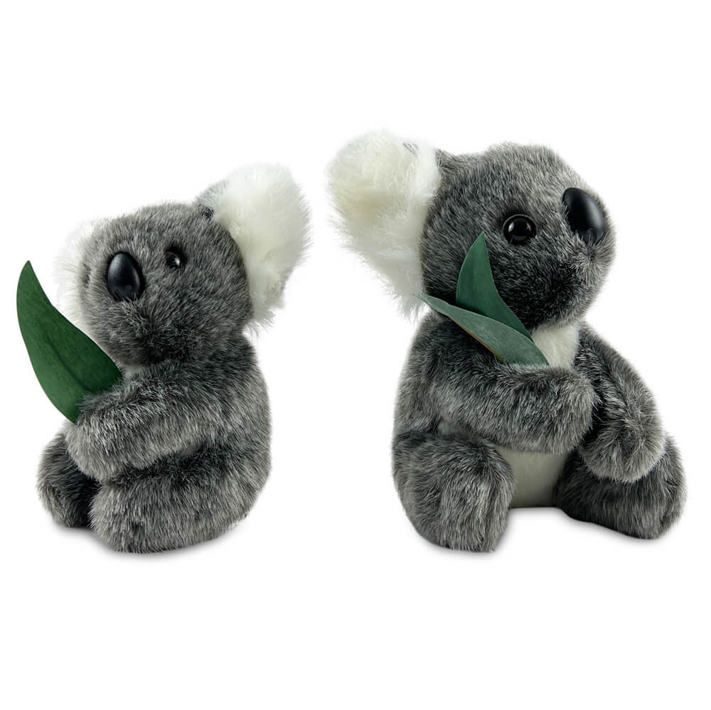 Koala & Eucalyptus Leaf Soft Toy, Australian Made Souvenirs - Bits of  Australia