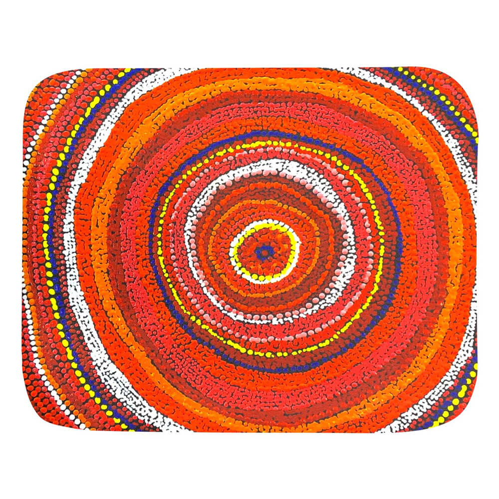 Australian Souvenir Mousepad Aboriginal Art by Barbara Weir from Utopia