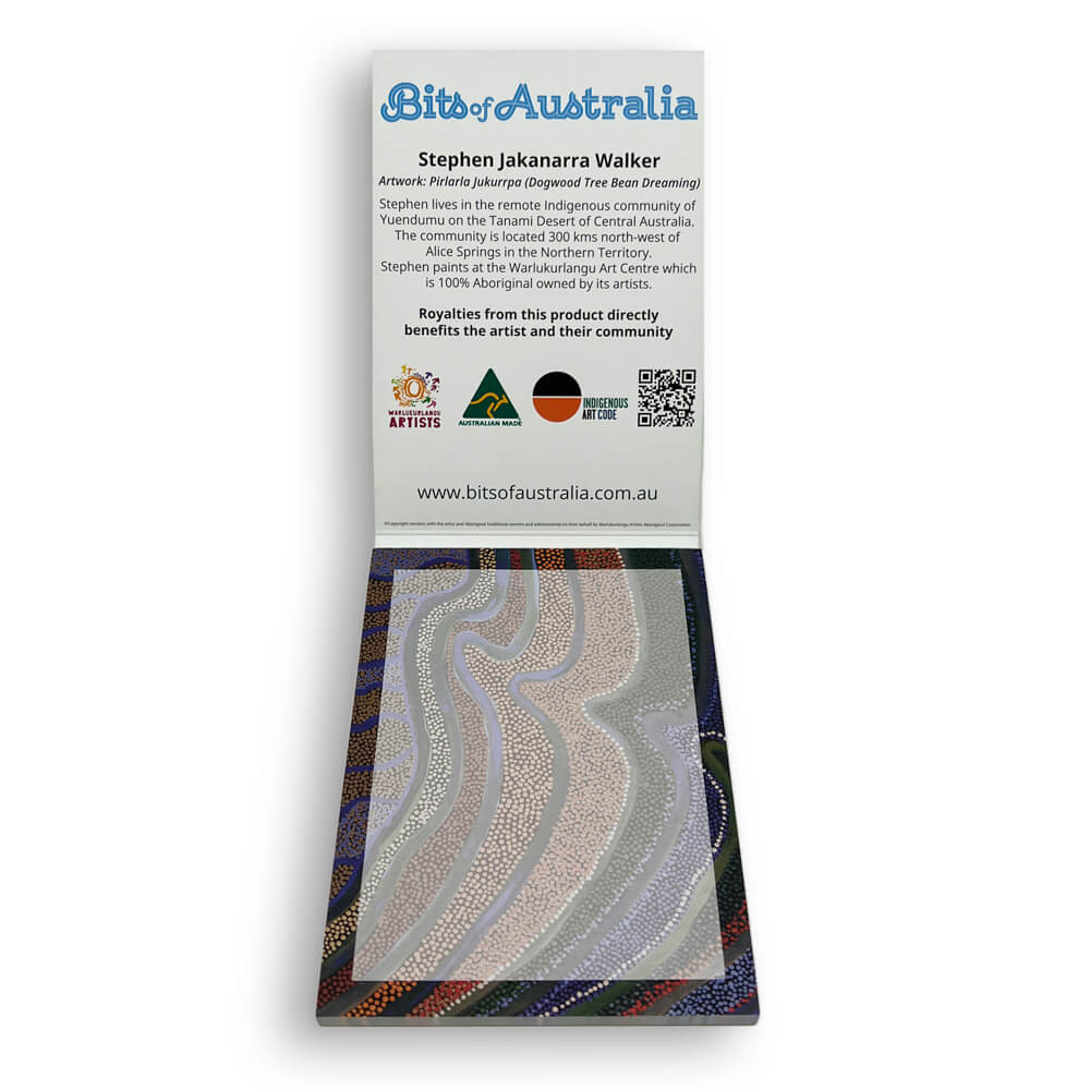 Australian Souvenir Notepad Stephen Jakamarra Walker Aboriginal Artist Internal