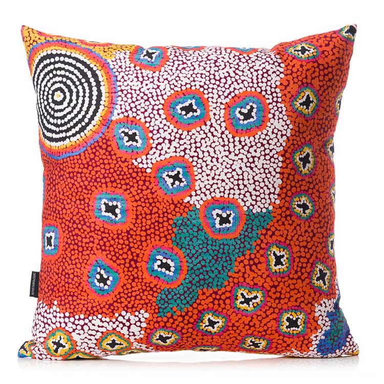Aboriginal Homewares Australian Made Cushion Cover Ruth Stewart