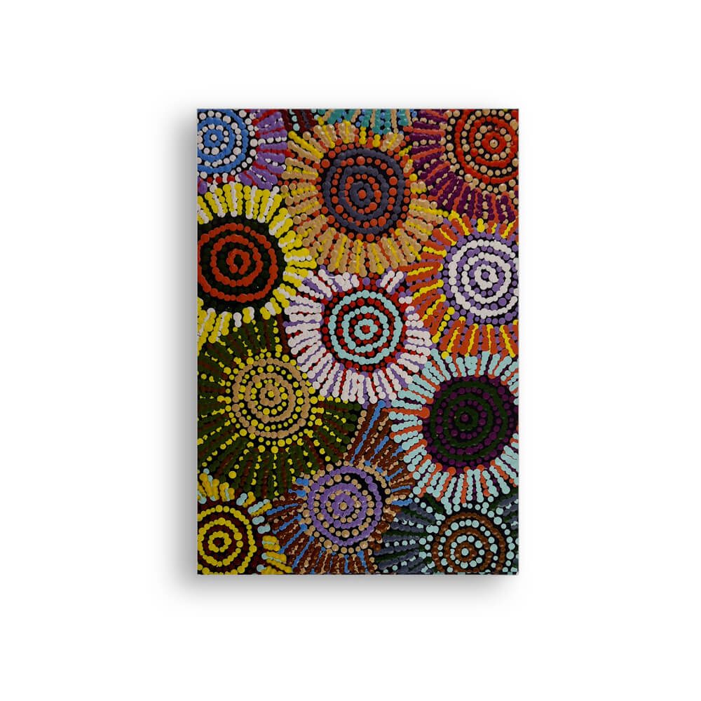 Small Aboriginal Art Notepad - Evelyn Robertson