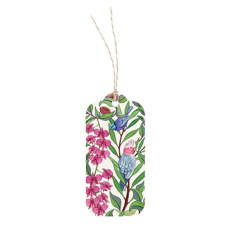 Australiana Pink Galah Gift Tag - Wrapping & Stationery Made in Australia