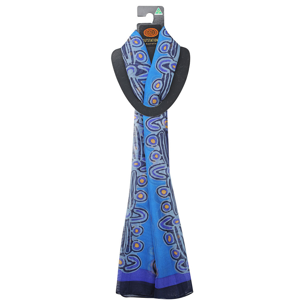 Blue Lily Hargraves Scarf