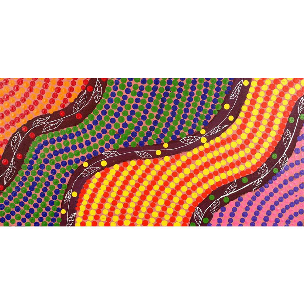 Buy Aboriginal Art Online by Tamika Nangala Cook Warlukurlangu