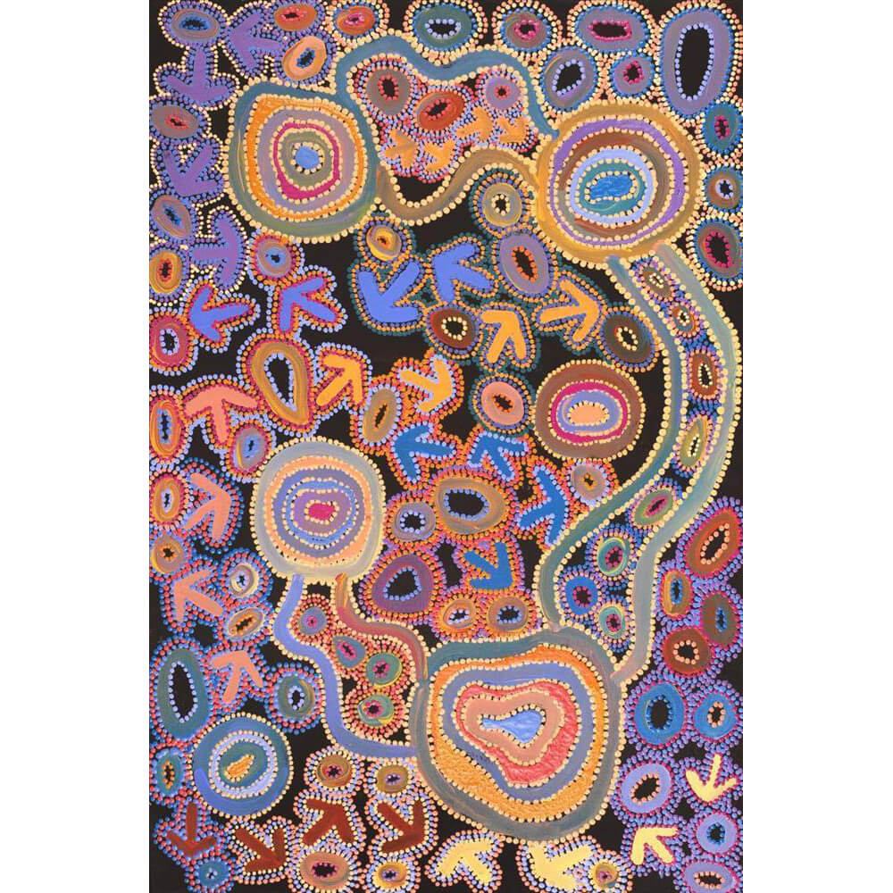 Buy Aboriginal Art by Lee Nangala Gallagher from Warlukurlangu