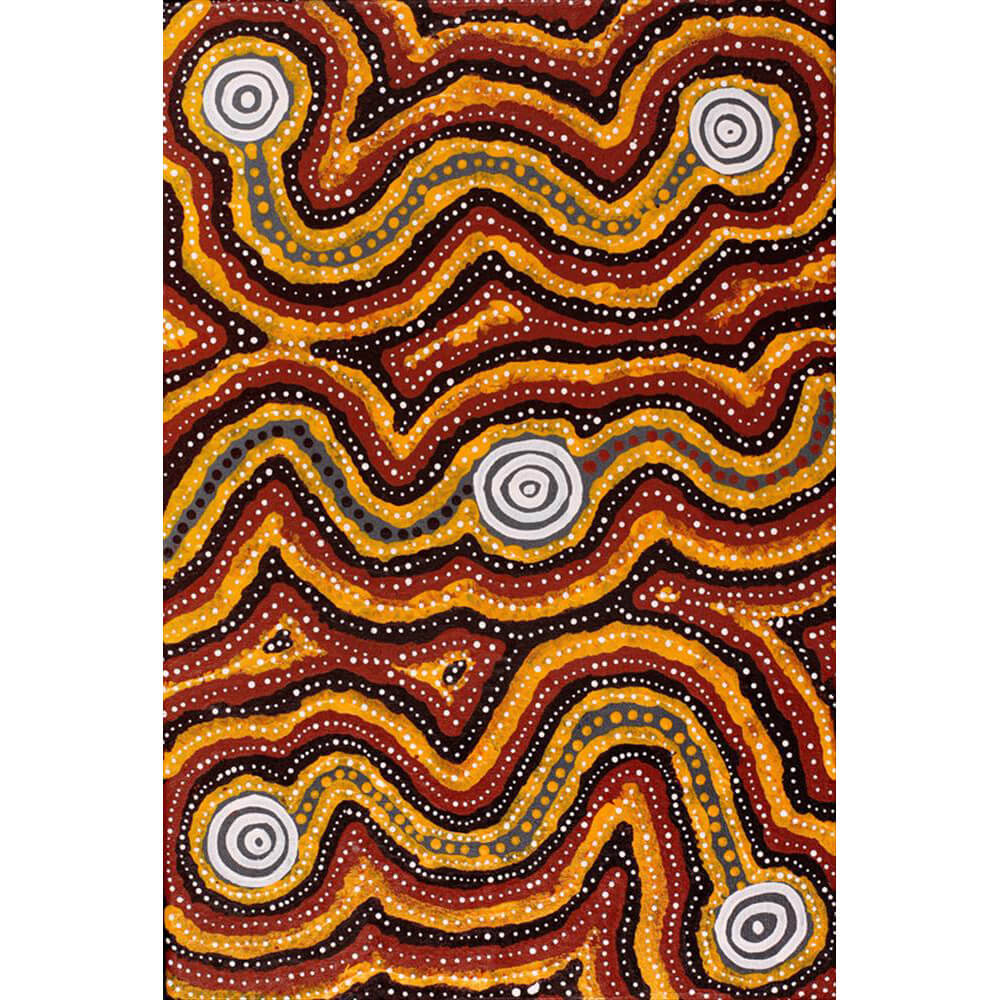 Aboriginal Art - Ngalyipi Jukurrpa 46 x 30 cm