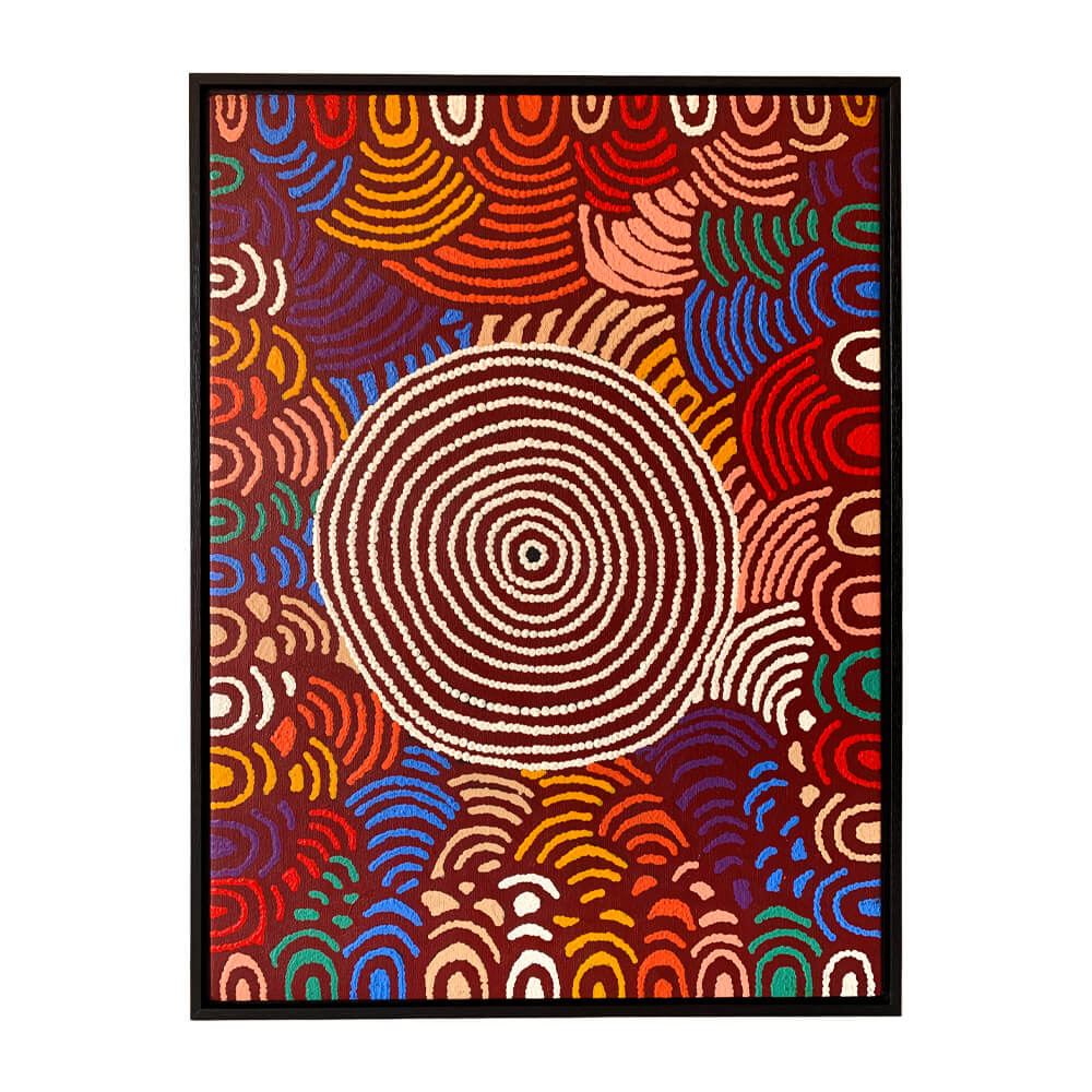 Buy Framed Original Aboriginal Artwork Jenita Tjarurru Robertson