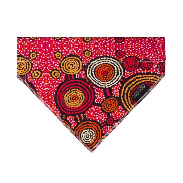 Dog Accessory Bandana Australian Made Aboriginal Art Teddy Gibson