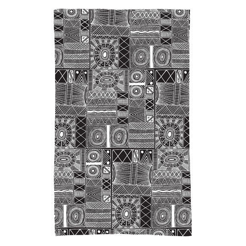 Australian Homewares for Men Black & White Aboriginal Tea Towel
