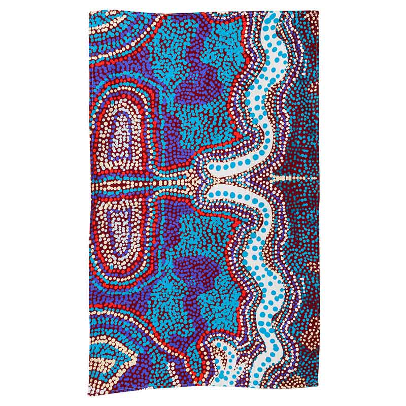 Gifts Australia Cotton Aboriginal Art Tea Towel by Alperstein Design