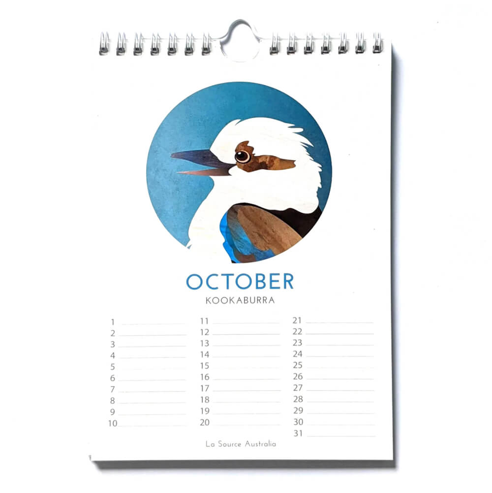 Kookaburra Gifts Buy Australian Birds Calendar Online